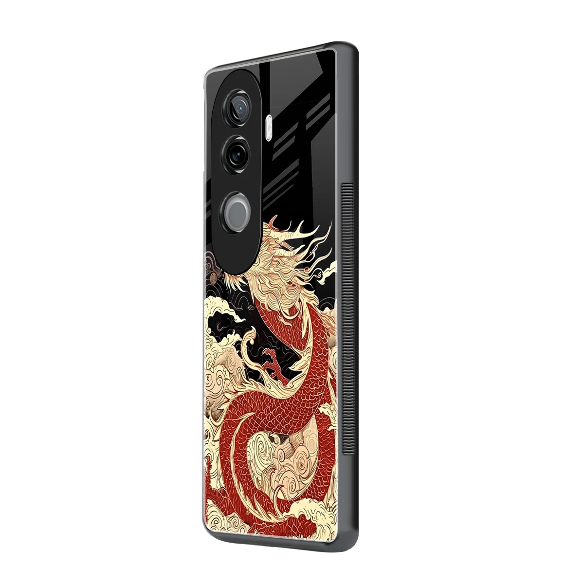 Dragon Spirit vivo v40e mobile cover | shockproof glass phone case