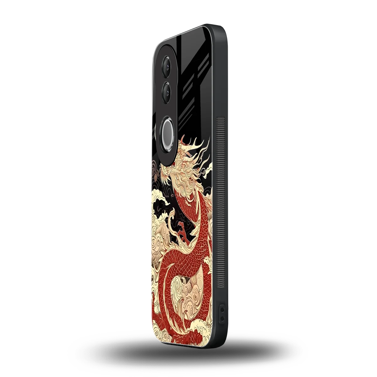 Dragon Spirit vivo v50 mobile cover | shockproof glass phone case