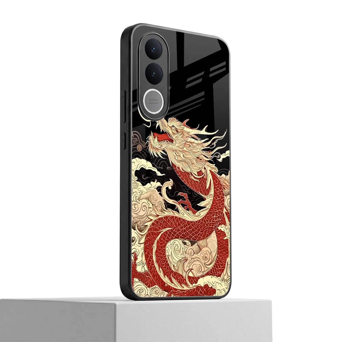 Dragon Spirit vivo v70 fe mobile cover | shockproof glass phone case