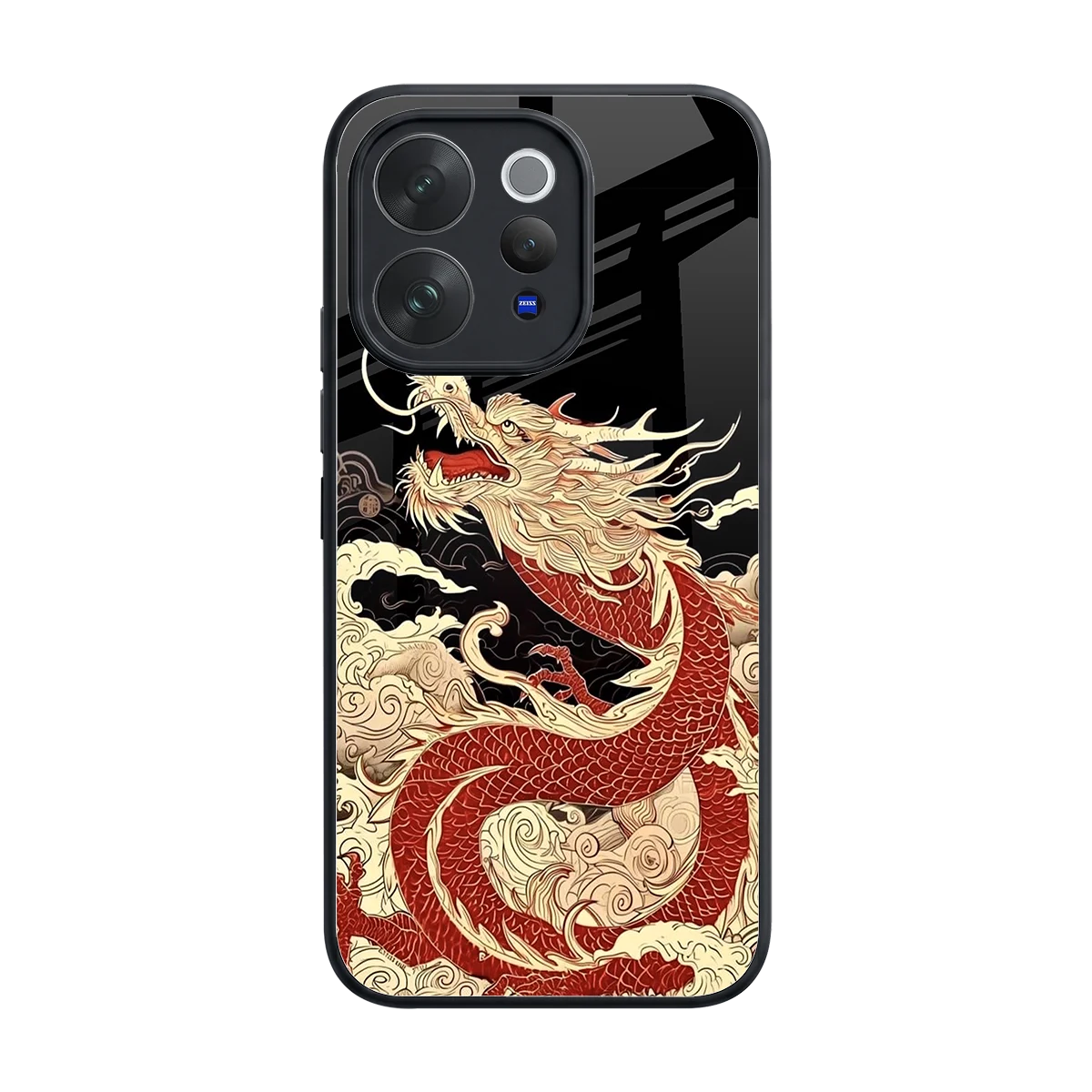 Dragon Spirit back phone cover | glass case for vivo v70