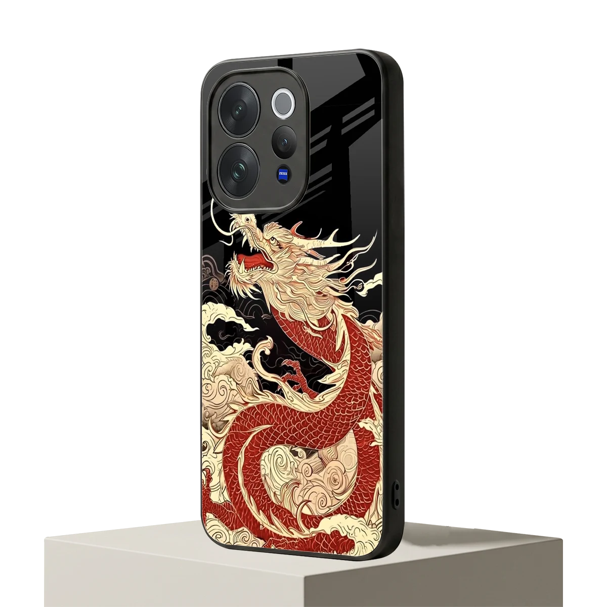 Dragon Spirit vivo v70 mobile cover | shockproof glass phone case