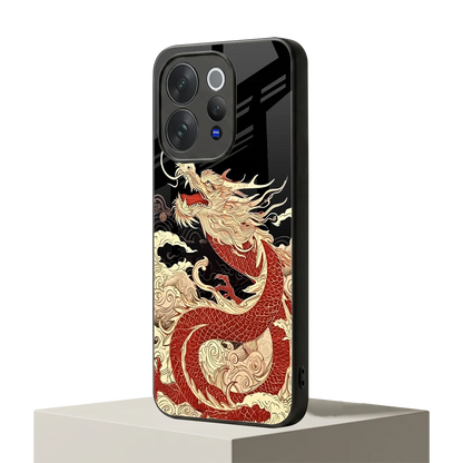 Dragon Spirit vivo v70 elite mobile cover | shockproof glass phone case