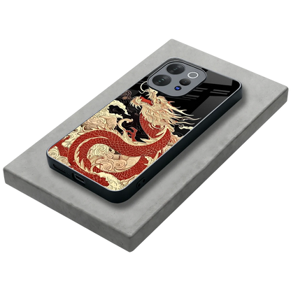 Dragon Spirit stylish phone case for vivo v70 elite | glossy glass and slim fit