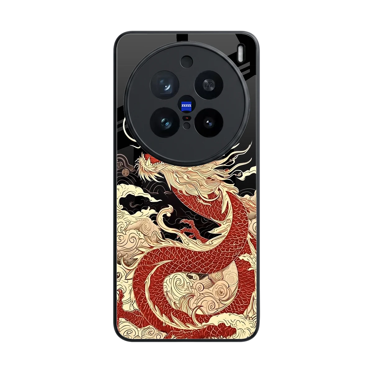 Dragon Spirit back phone cover | glass case for vivo x200 pro