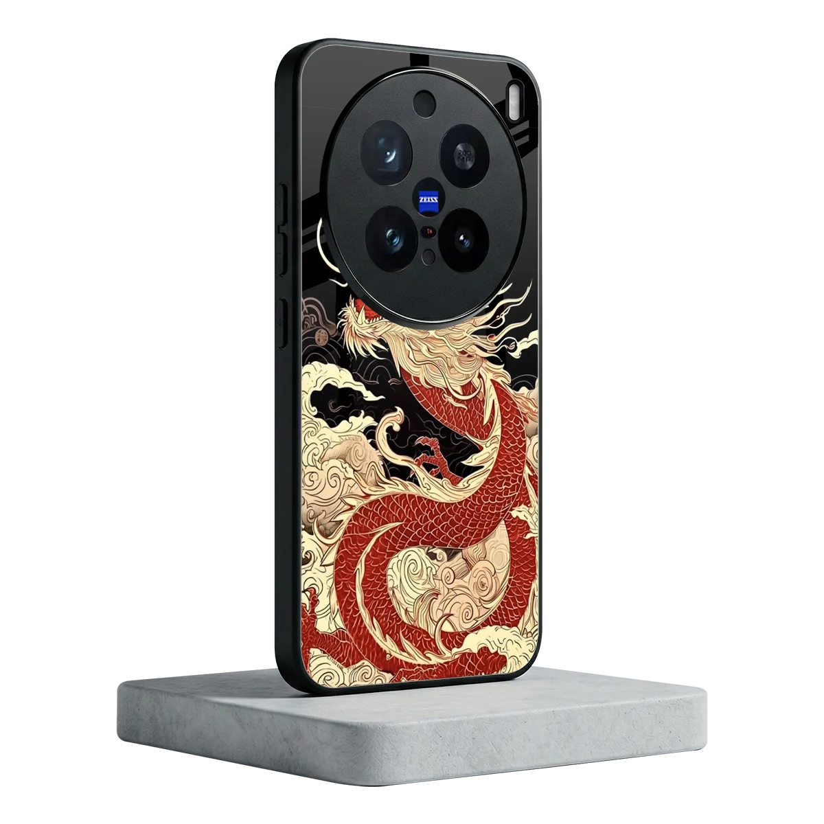 Dragon Spirit vivo x200 pro mobile cover | shockproof glass phone case