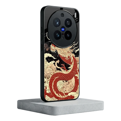 Dragon Spirit vivo x200 pro mobile cover | shockproof glass phone case