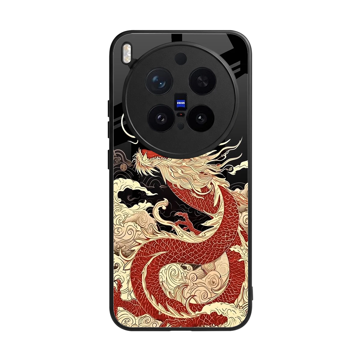 Dragon Spirit back phone cover | glass case for vivo x300 pro