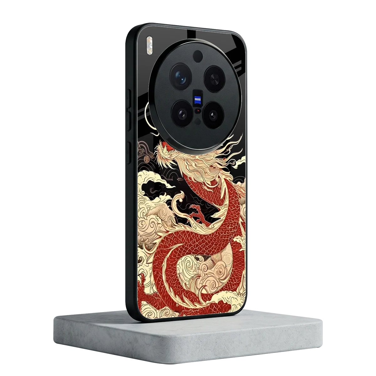 Dragon Spirit vivo x300 pro mobile cover | shockproof glass phone case