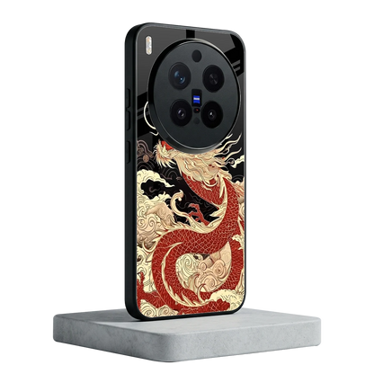 Dragon Spirit vivo x300 pro mobile cover | shockproof glass phone case