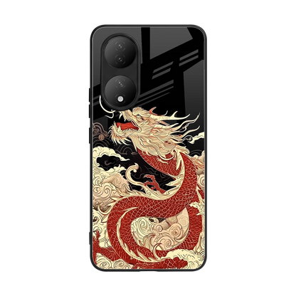 Dragon Spirit back phone cover | glass case for Vivo-y100
