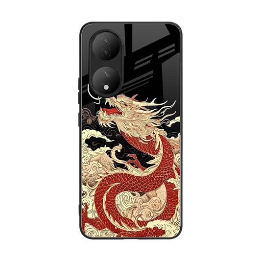 Dragon Spirit back phone cover | glass case for Vivo-y100