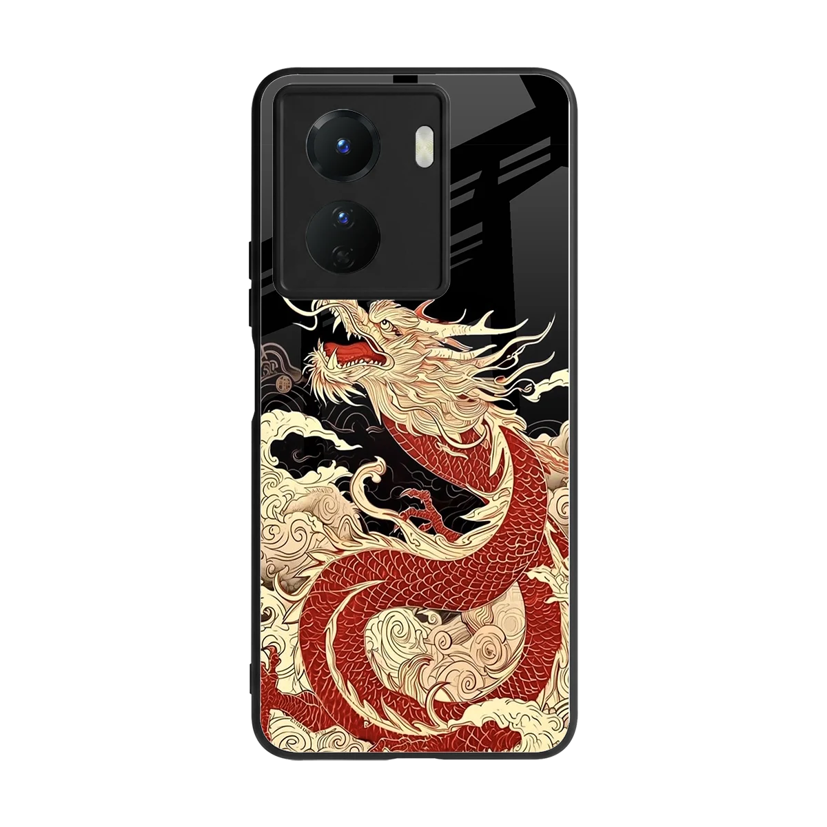 Dragon Spirit back phone cover | glass case for vivo y16
