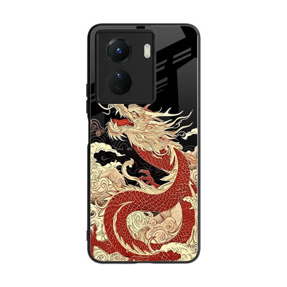 Dragon Spirit back phone cover | glass case for vivo y16