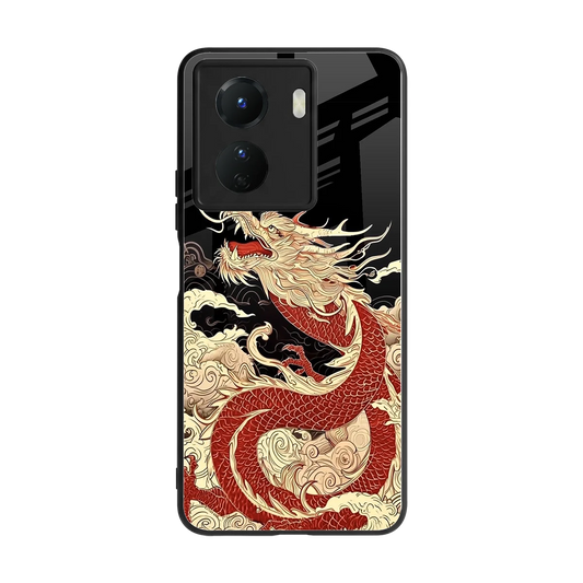Dragon Spirit back phone cover | glass case for vivo y16