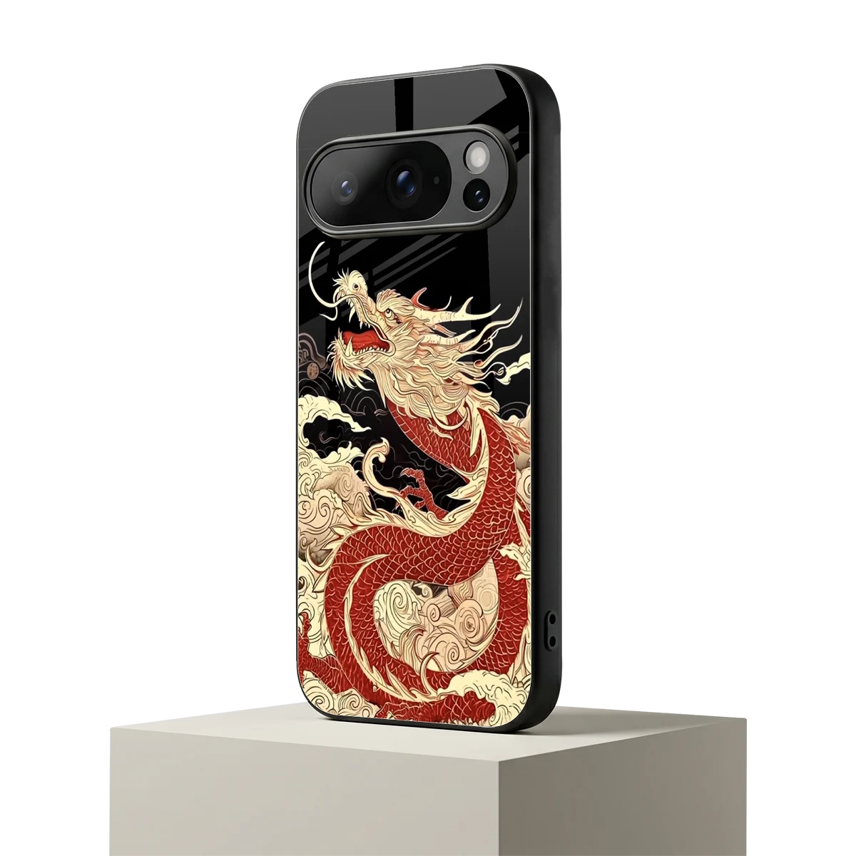 Dragon Spirit google pixel 10 pro mobile cover | shockproof glass phone case