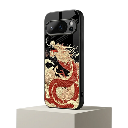 Dragon Spirit google pixel 10 pro mobile cover | shockproof glass phone case