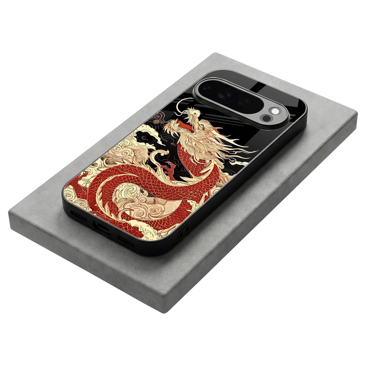 Dragon Spirit stylish phone case for google pixel 10 pro | glossy glass and slim fit