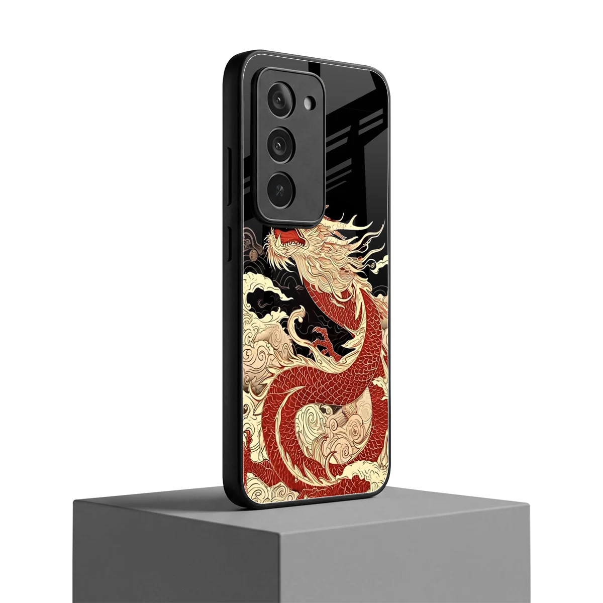 Dragon Spirit redmi 15 5g mobile cover | shockproof glass phone case