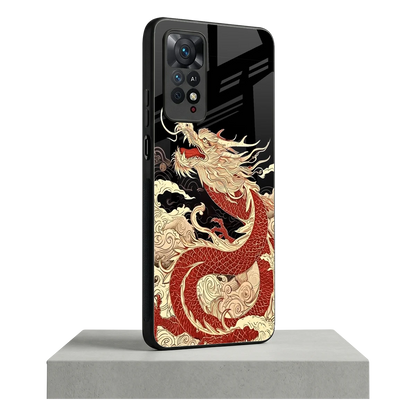 Dragon Spirit redmi note 11 pro mobile cover | shockproof glass phone case