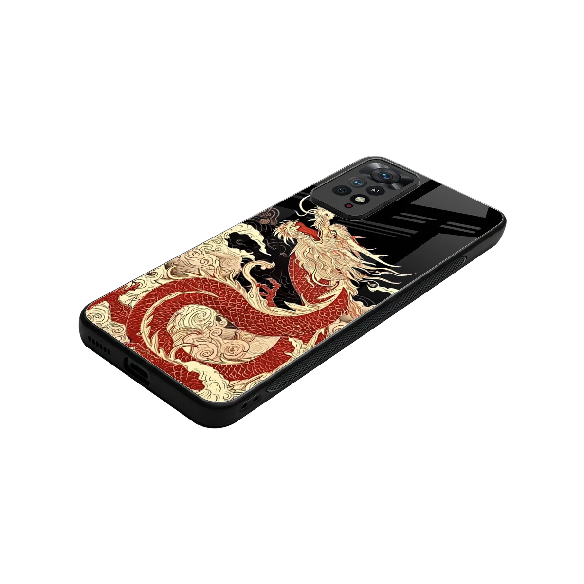 Dragon Spirit stylish phone case for redmi note 11 pro | glossy glass and slim fit