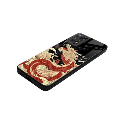 Dragon Spirit stylish phone case for redmi note 11 pro | glossy glass and slim fit