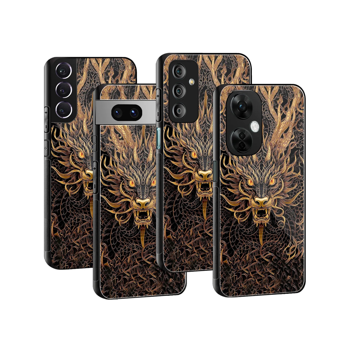 Stylish Glass Back Case for All Smartphones iPhone, Samsung, OnePlus, Pixel, Redmi, Oppo, Vivo, Motorola