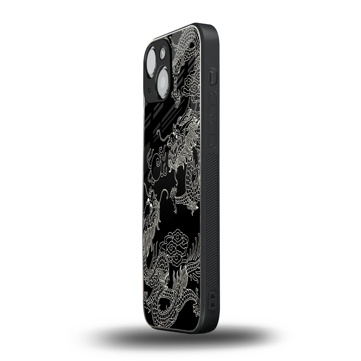 Dragons Black iphone 12 mini mobile cover | shockproof glass phone case