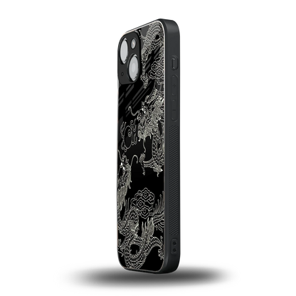 Dragons Black iphone 12 mini mobile cover | shockproof glass phone case