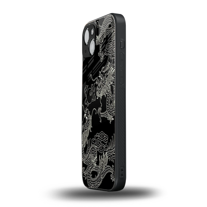 Dragons Black iphone 14 mobile cover | shockproof glass phone case