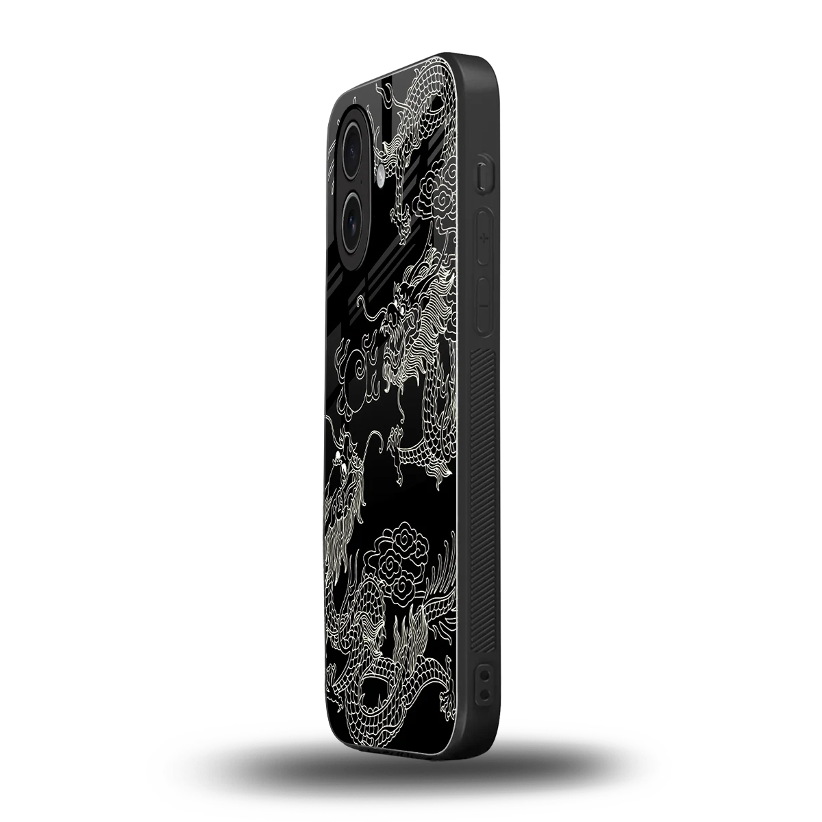 Dragons Black iphone 17 mobile cover | shockproof glass phone case
