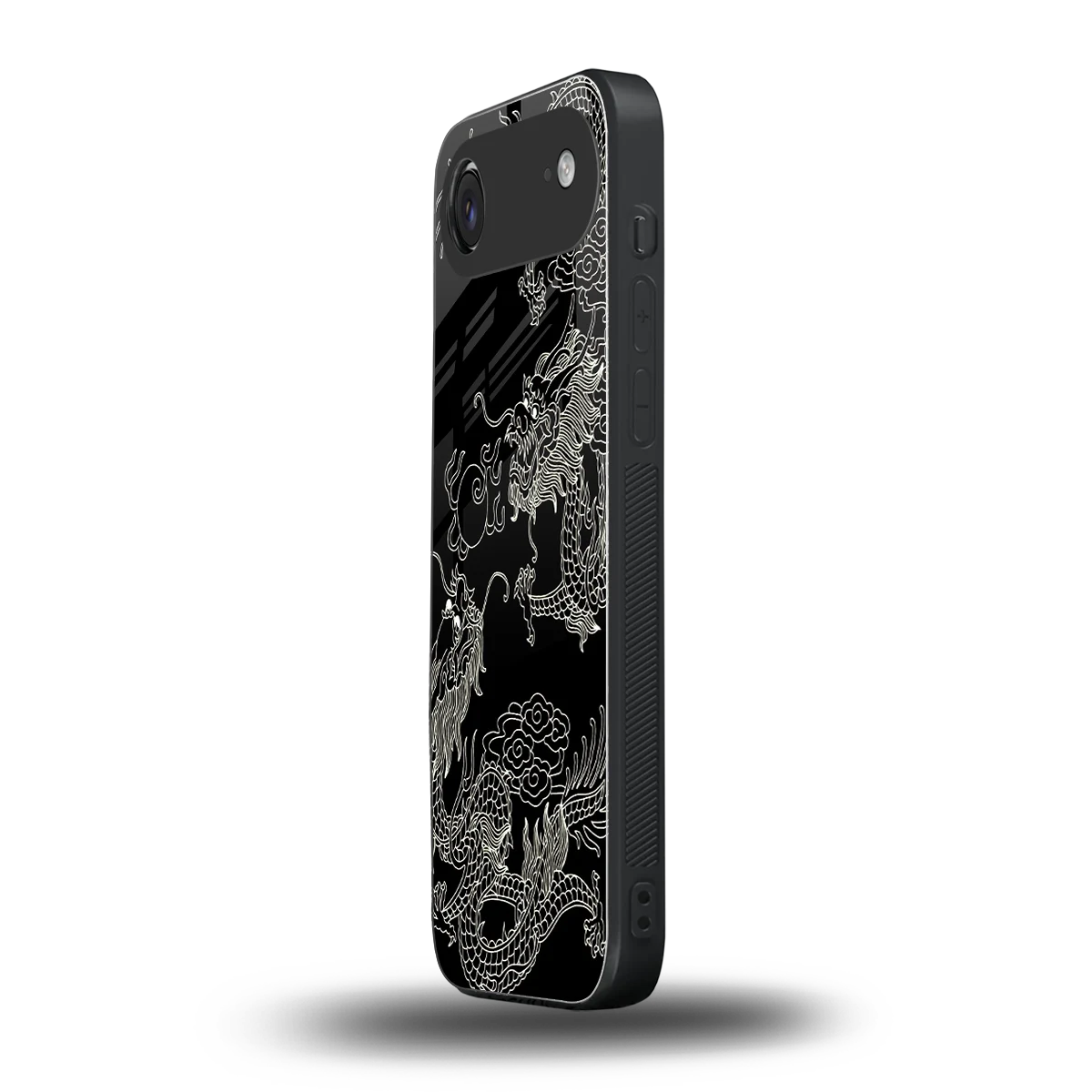 Dragons Black iphone air mobile cover | shockproof glass phone case