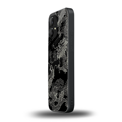 Dragons Black nothing phone 1 mobile cover | shockproof glass phone case