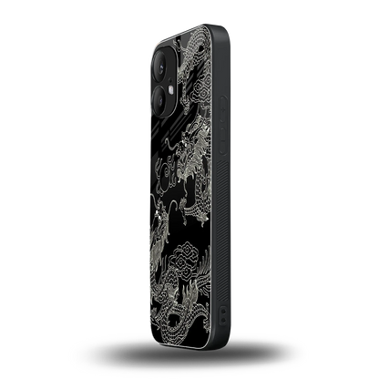 Dragons Black nothing phone 2 mobile cover | shockproof glass phone case