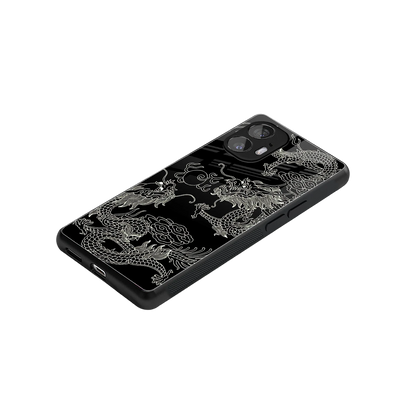 Dragons Black stylish phone case for nothing phone 2 | glossy glass and slim fit