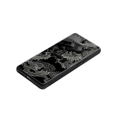Dragons Black stylish phone case for nothing phone 2a | glossy glass and slim fit