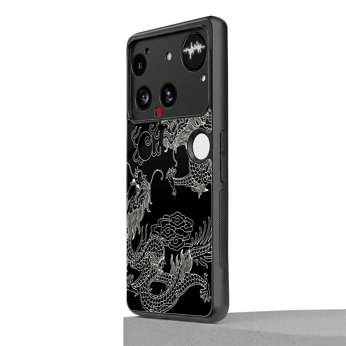Dragons Black nothing phone 3 mobile cover | shockproof glass phone case