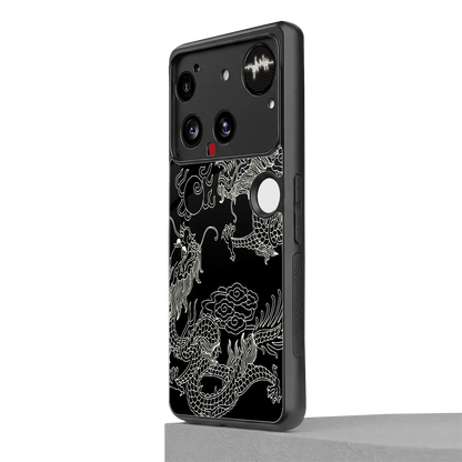 Dragons Black nothing phone 3 mobile cover | shockproof glass phone case