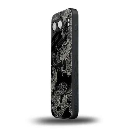Dragons Black oneplus nord 4 mobile cover | shockproof glass phone case