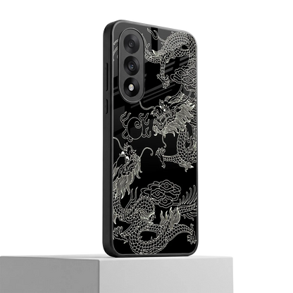 Dragons Black oneplus nord 5 mobile cover | shockproof glass phone case