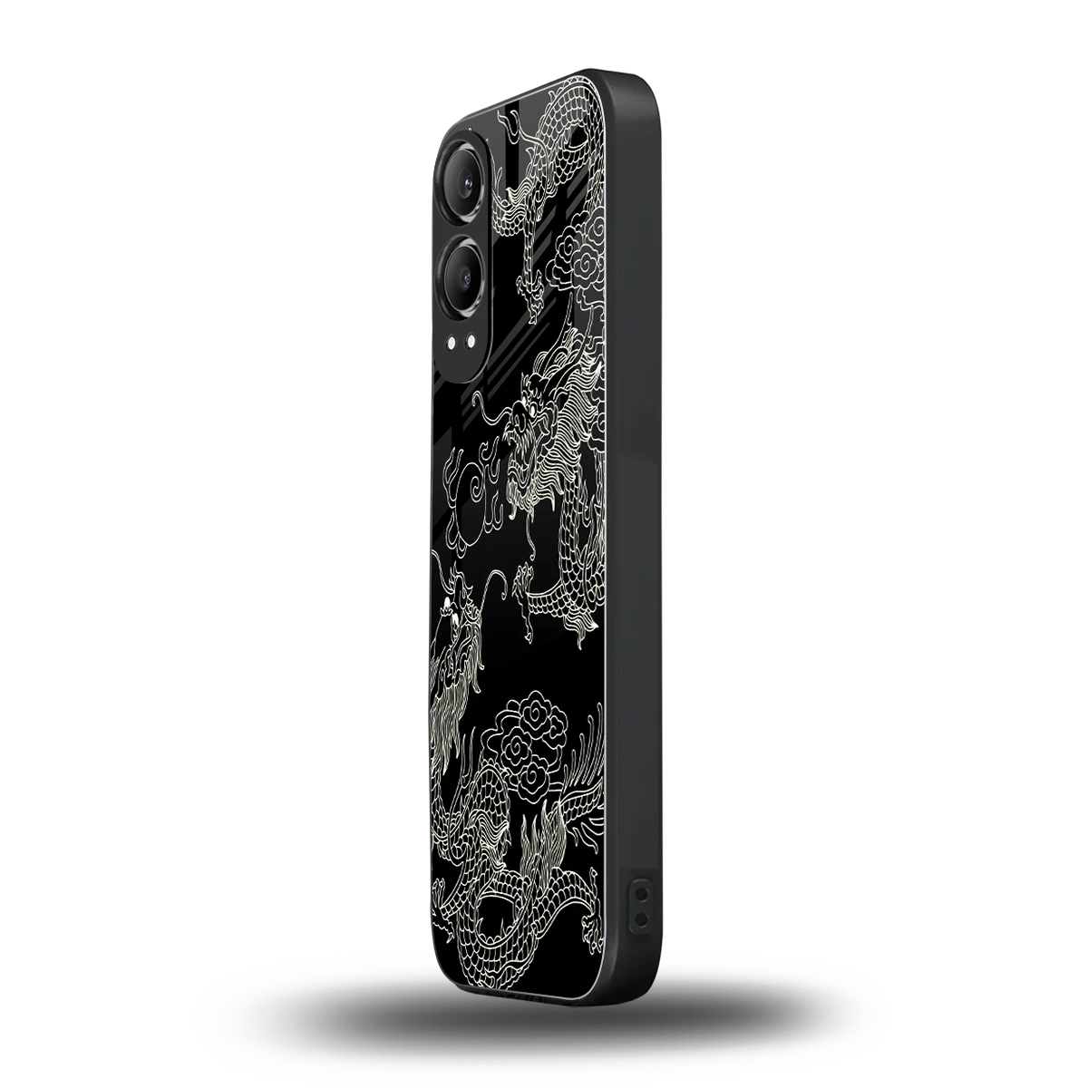 Dragons Black oneplus nord ce 4 lite mobile cover | shockproof glass phone case