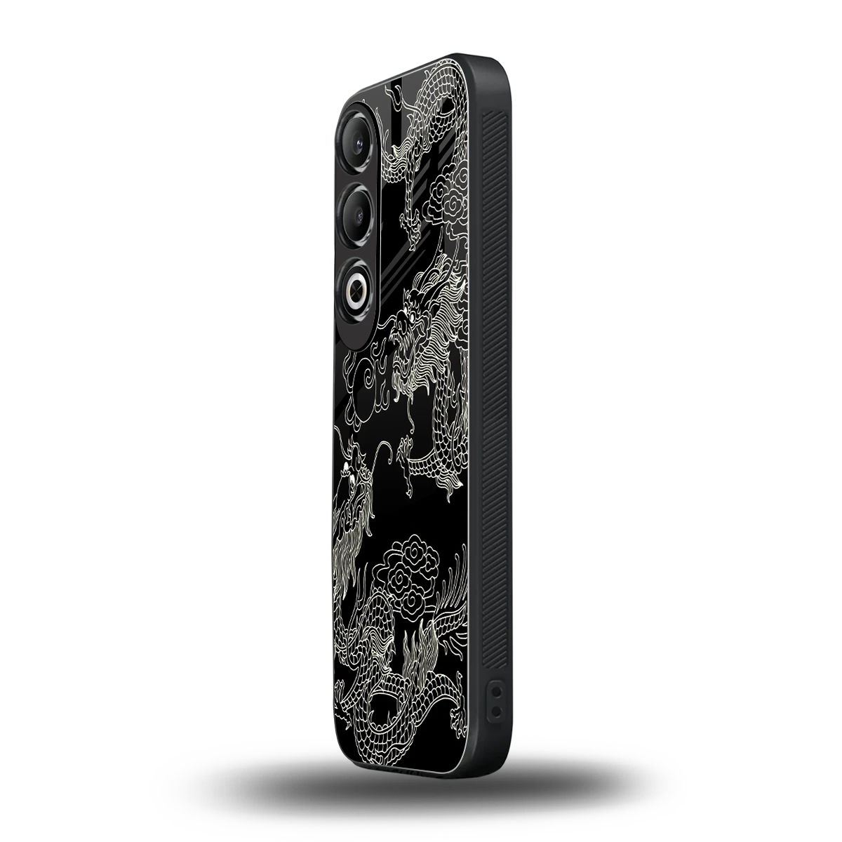 Dragons Black oneplus nord ce 4 mobile cover | shockproof glass phone case