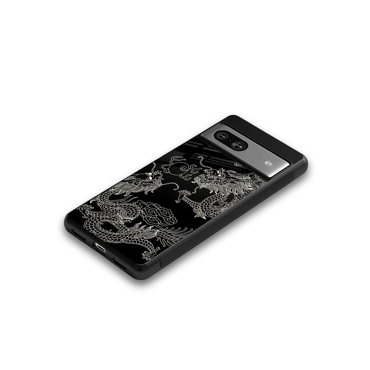 Dragons Black google pixel 7 mobile cover | shockproof glass phone case