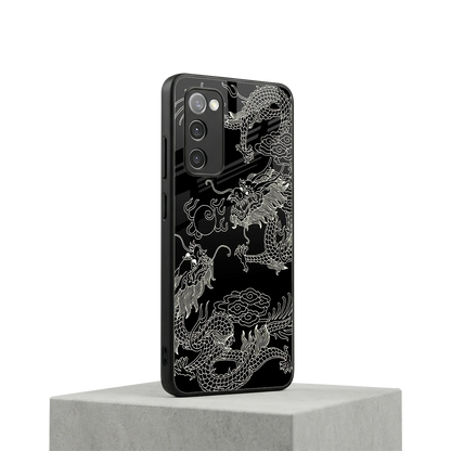 Dragons Black samsung galaxy s20 fe mobile cover | shockproof glass phone case