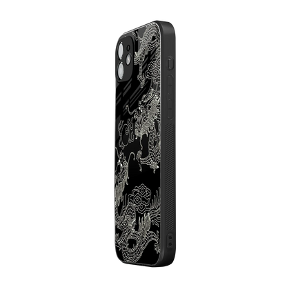 Dragons Black iphone 11 mobile cover | shockproof glass phone case