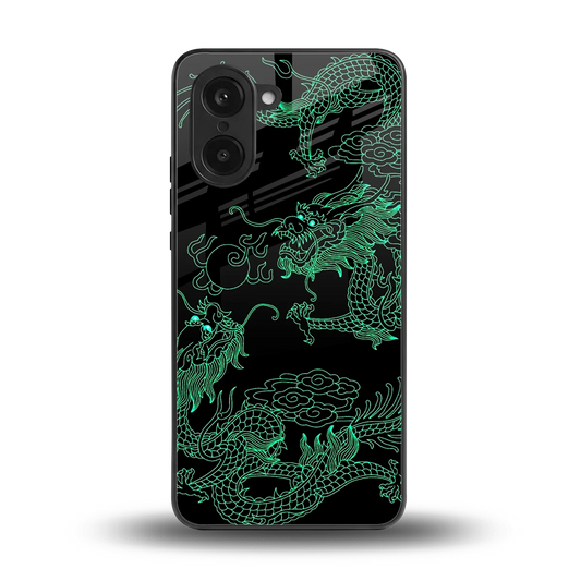 Dragons Green back phone cover | glass case for oneplus nord ce5 5g