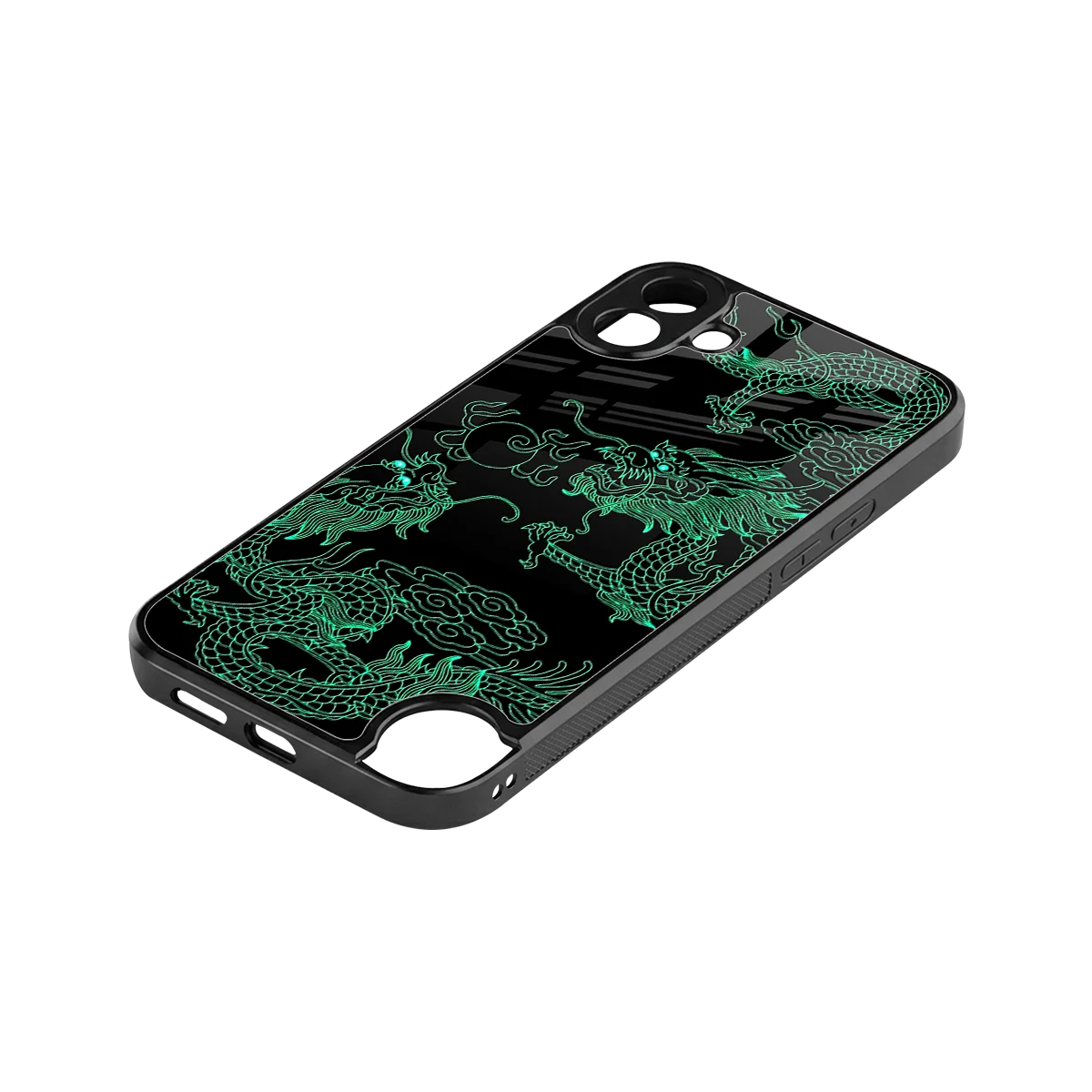 Dragons Green stylish phone case for cmf nothing phone 1 | glossy glass and slim fit