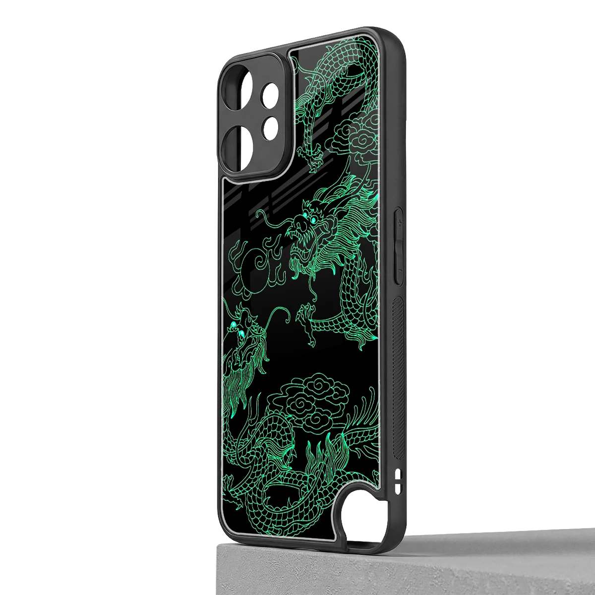 Dragons Green cmf nothing phone 2 pro mobile cover | shockproof glass phone case