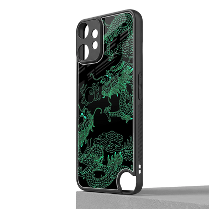 Dragons Green cmf nothing phone 2 pro mobile cover | shockproof glass phone case