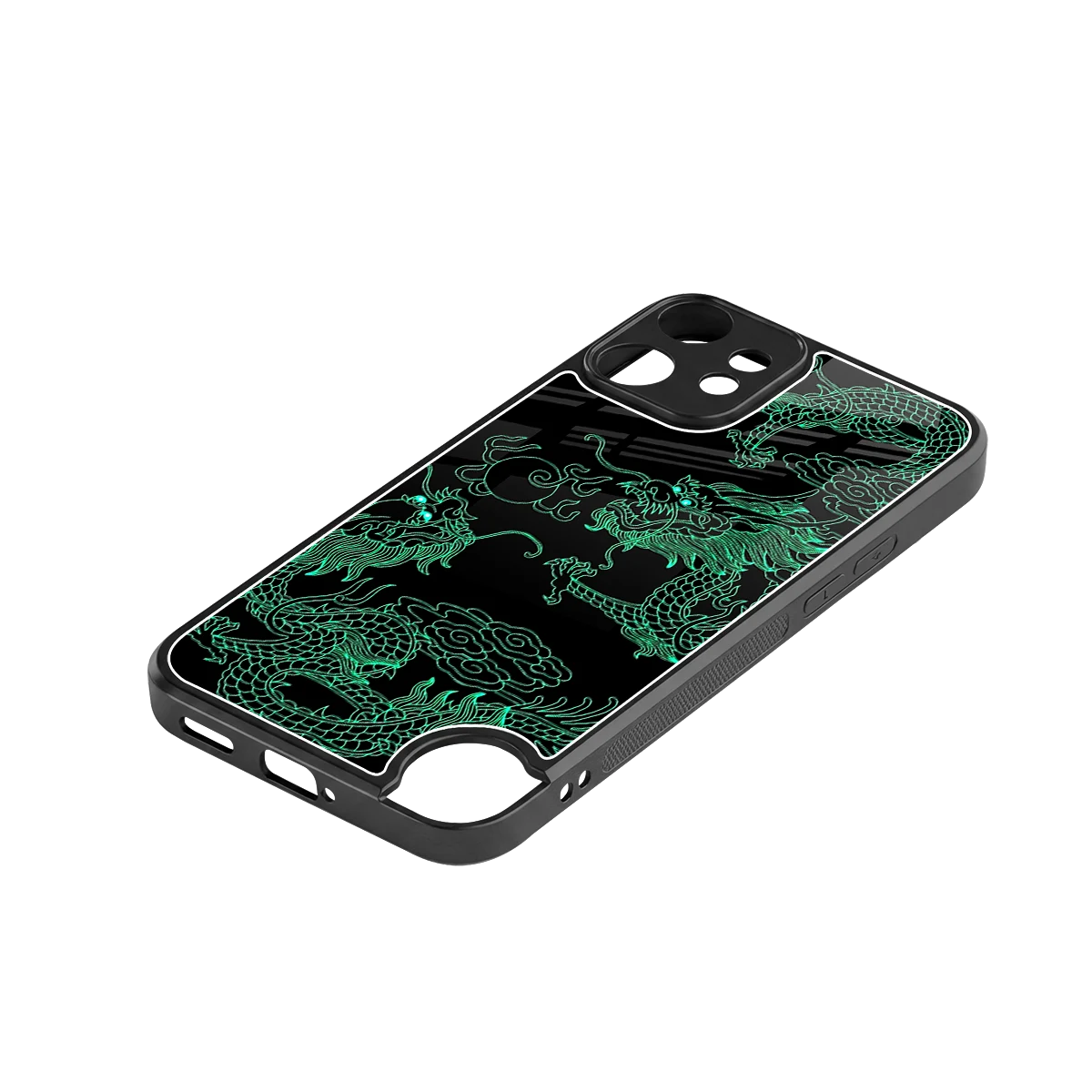 Dragons Green stylish phone case for cmf nothing phone 2 pro | glossy glass and slim fit