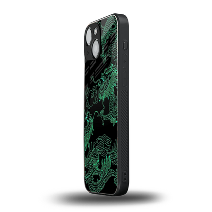 Dragons Green iphone 13 mini mobile cover | shockproof glass phone case